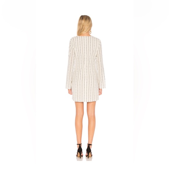 *****SOLD***** L’Academie Meadow Mini Dress in White Stripe - Picture 3 of 11